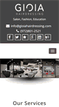 Mobile Screenshot of gioiahairdressing.com